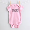 Hangry baby bodysuit - pink short sleeve