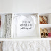 Sometimes I Puke When I Drink Too Much - Just Like My Aunt baby bodysuit lifestyle photo - white bodysuit folded in a dresser drawer