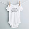 Sometimes I Puke When I Drink Too Much - Just Like My Aunt baby bodysuit - white short sleeve