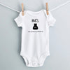 Hugs $20 - College Is Expensive baby bodysuit - white short sleeve