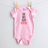 Eat Shit Sleep Repeat baby bodysuit - pink short sleeve
