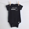 Diaper Loading, Please Wait.... baby bodysuit - black short sleeve