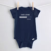 Diaper Loading, Please Wait.... baby bodysuit - navy short sleeve