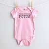 Your Future POTUS baby bodysuit - pink short sleeve