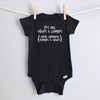 It's All Shits & Giggles (Until Someone Giggles & Shits) baby bodysuit - black short sleeve