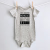 That Awkward Moment When Your Mom Sniffs Your Butt in Front of Your Friends baby bodysuit - gray short sleeve