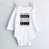 That Awkward Moment When Your Mom Sniffs Your Butt in Front of Your Friends baby bodysuit - white long sleeve