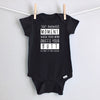 That Awkward Moment When Your Mom Sniffs Your Butt in Front of Your Friends baby bodysuit - black short sleeve
