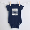 That Awkward Moment When Your Mom Sniffs Your Butt in Front of Your Friends baby bodysuit - navy short sleeve