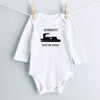 Grandpa's Boating Buddy Personalized Baby Bodysuit - White Long Sleeve