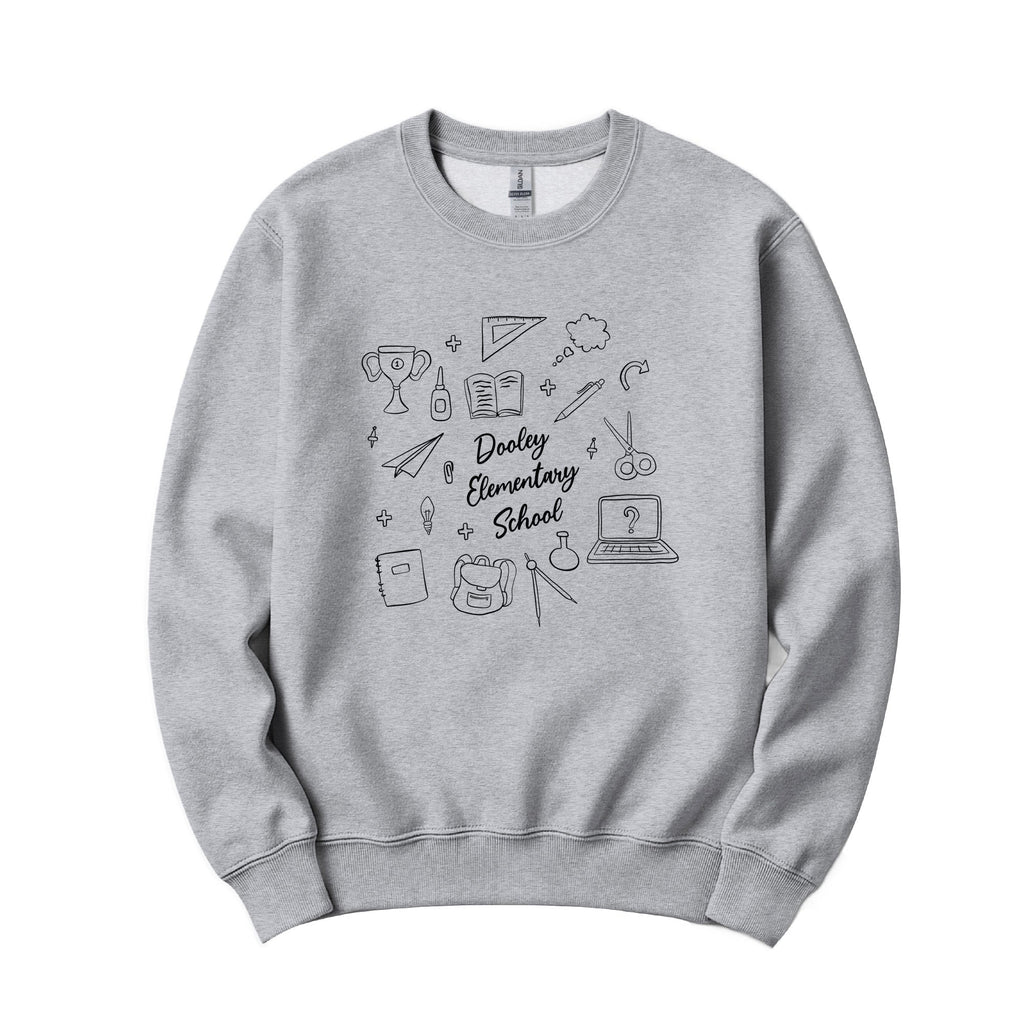 Dooley Dragons Crewneck - Sport Gray