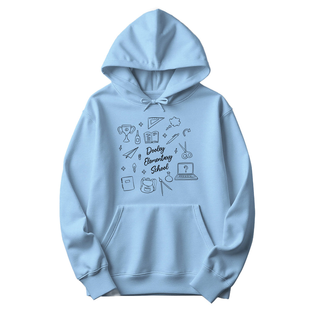 Dooley Dragons Hoodie - Light Blue