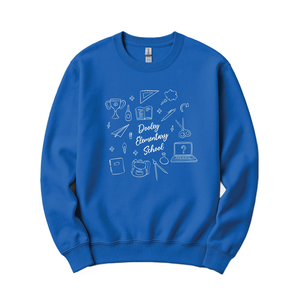 Dooley Dragons Crewneck - Royal Blue