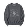 Dooley Dragons Crewneck - Dark Heather