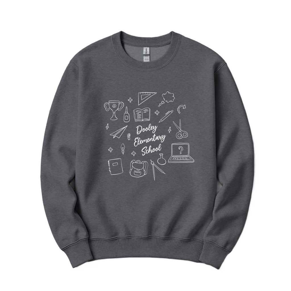 Dooley Dragons Crewneck - Dark Heather