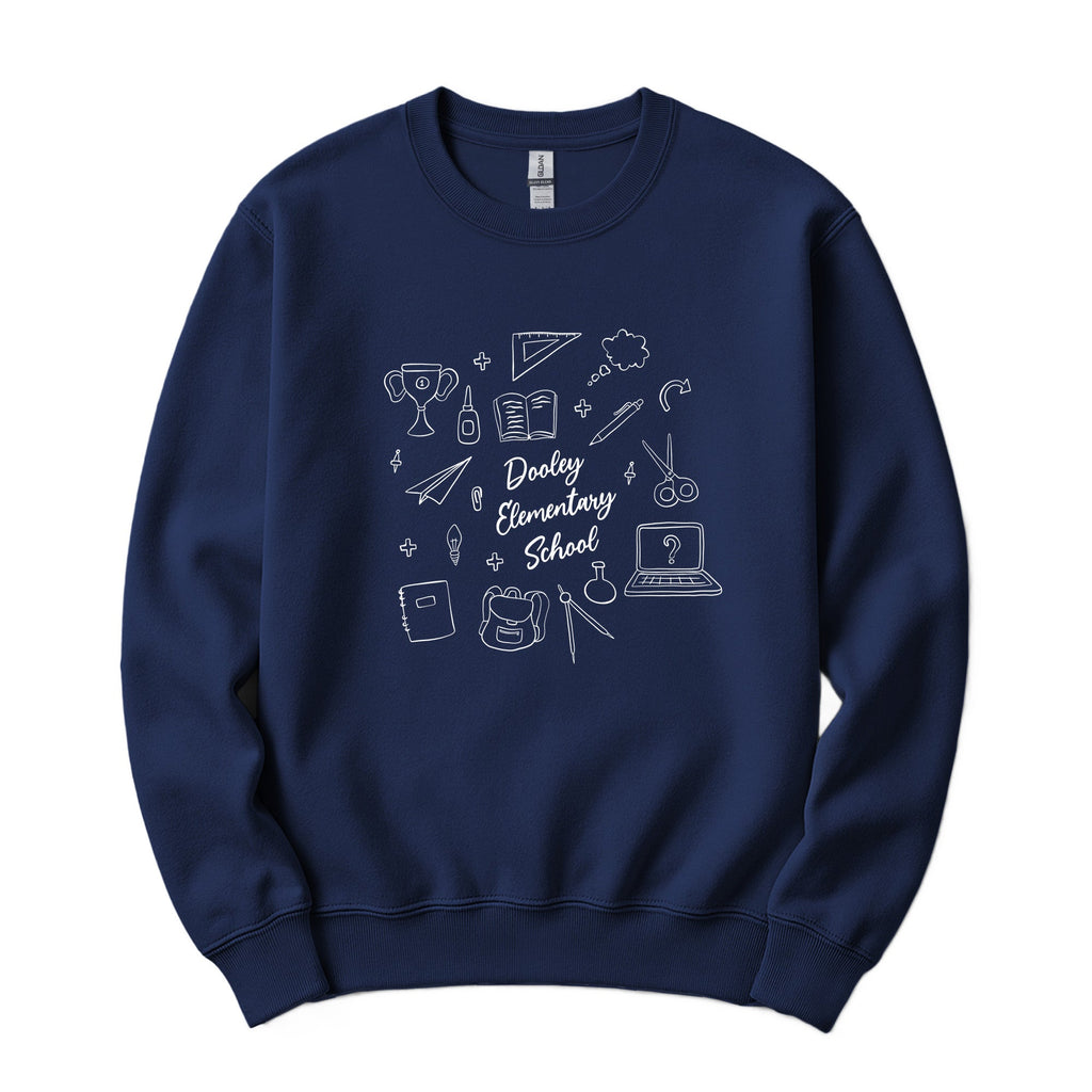 Dooley Dragons Crewneck - Navy