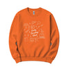 Dooley Dragons Crewneck - Orange