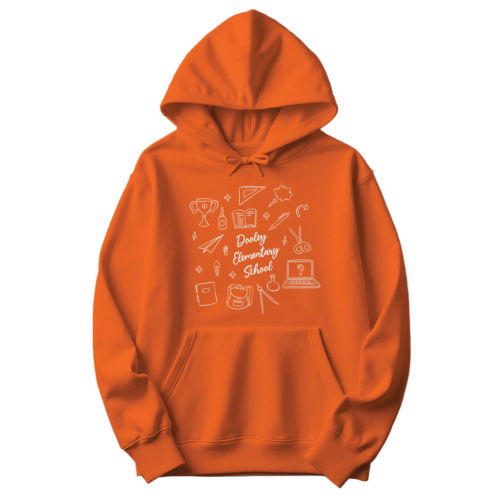Dooley Dragons Hoodie - Orange