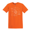 Dooley Dragons T-Shirt - Orange