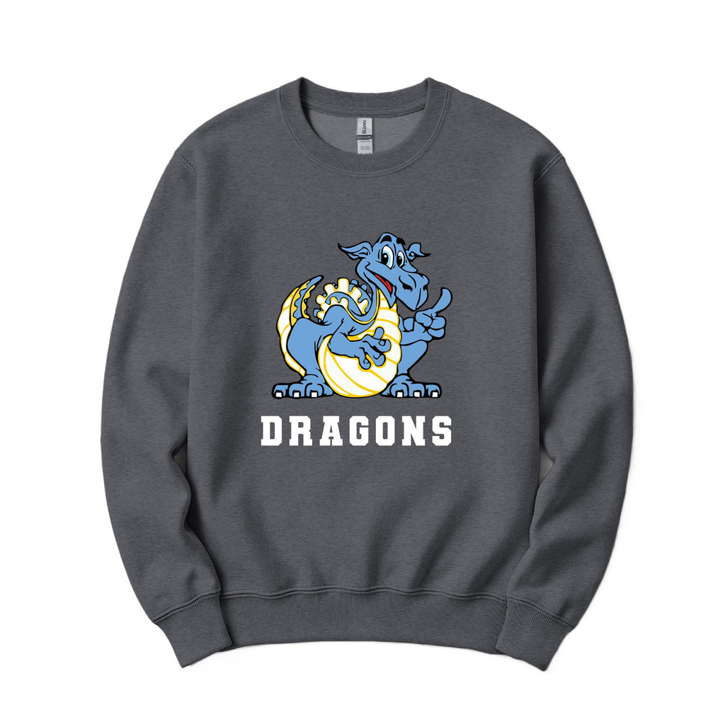Dudley Dragons Crewneck - Dark Heather