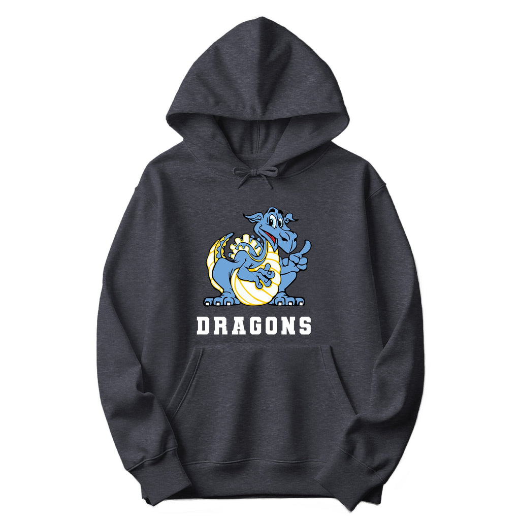 Dudley Dragons Hoodie - Dark Heather