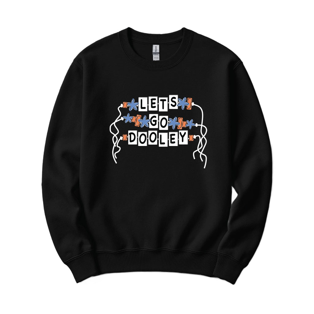 Let's Go Dooley Crewneck - Black