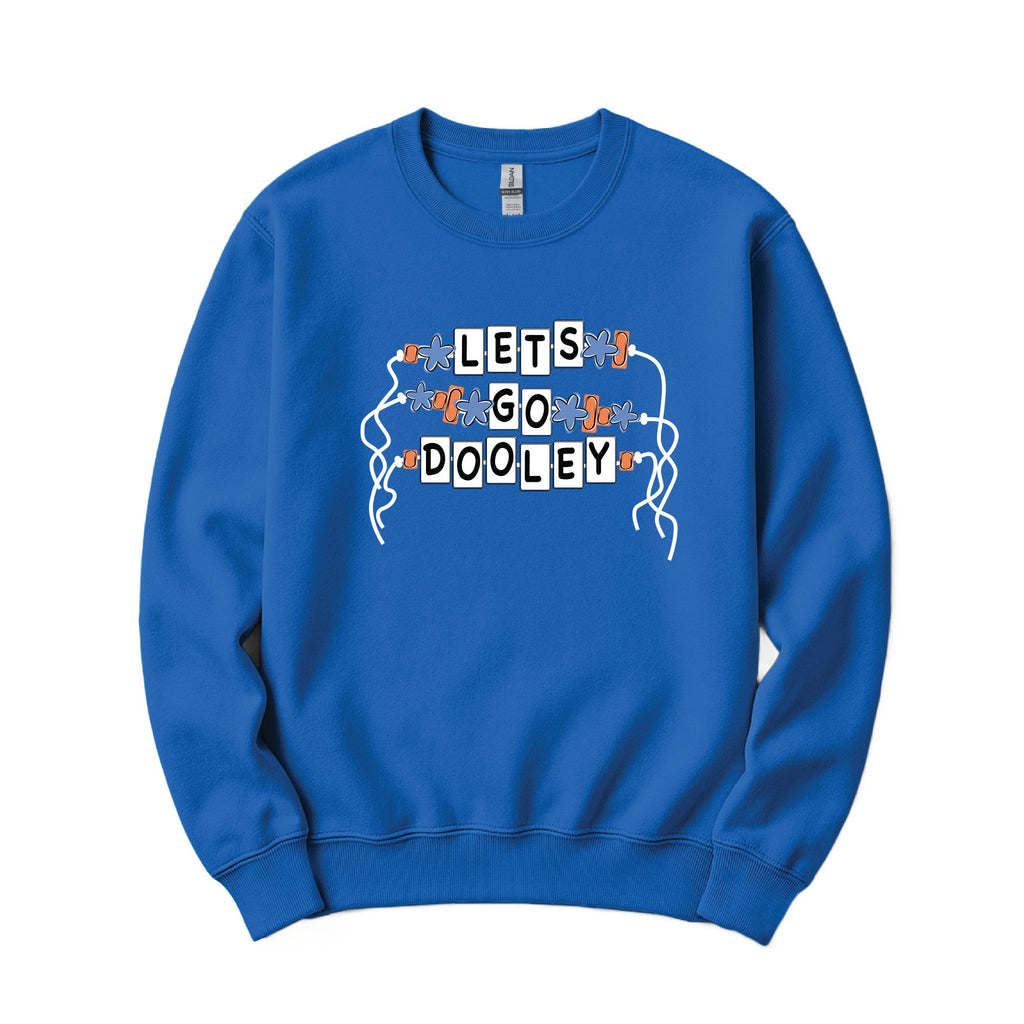 Let's Go Dooley Crewneck - Royal Blue