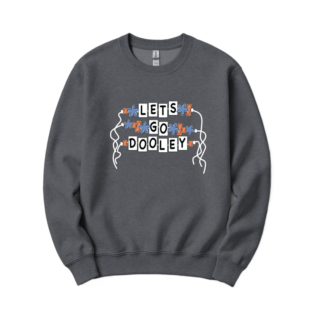 Let's Go Dooley Crewneck - Dark Heather