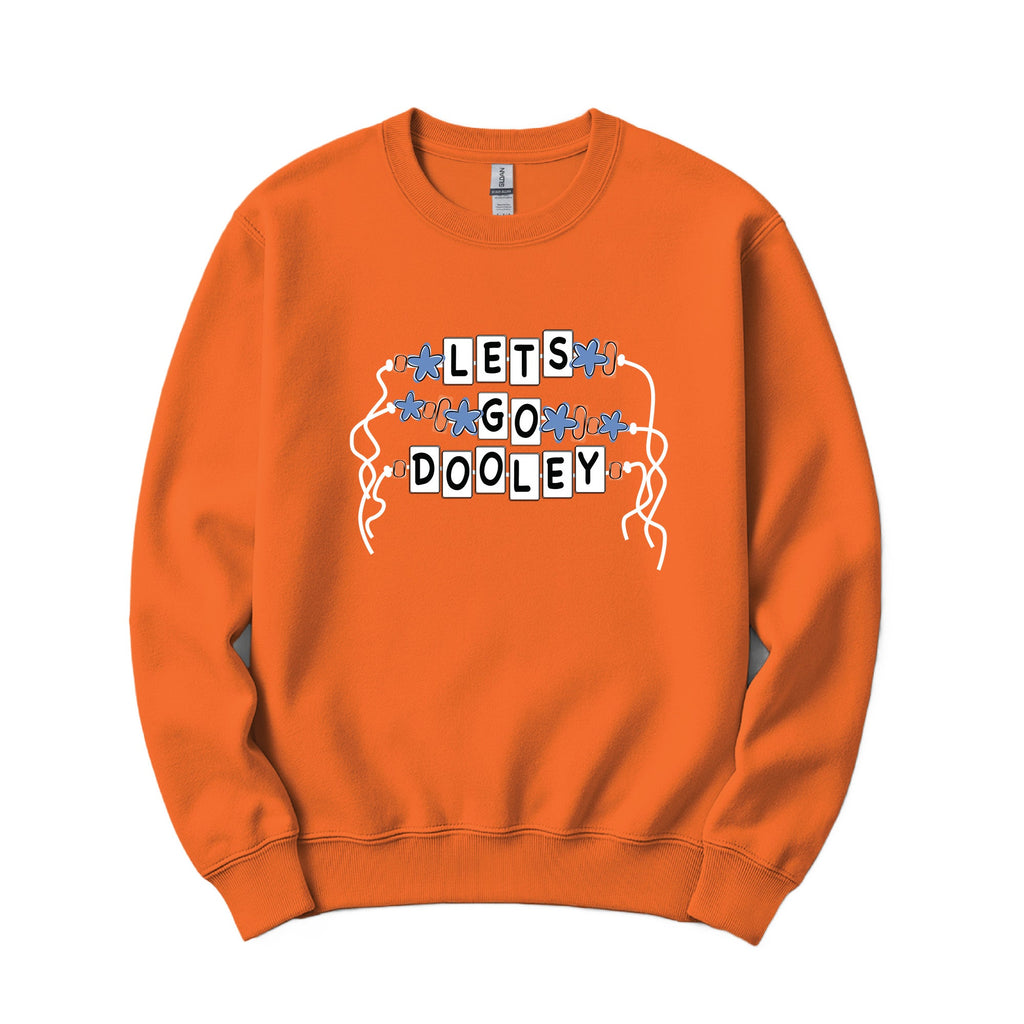 Let's Go Dooley Crewneck - Orange