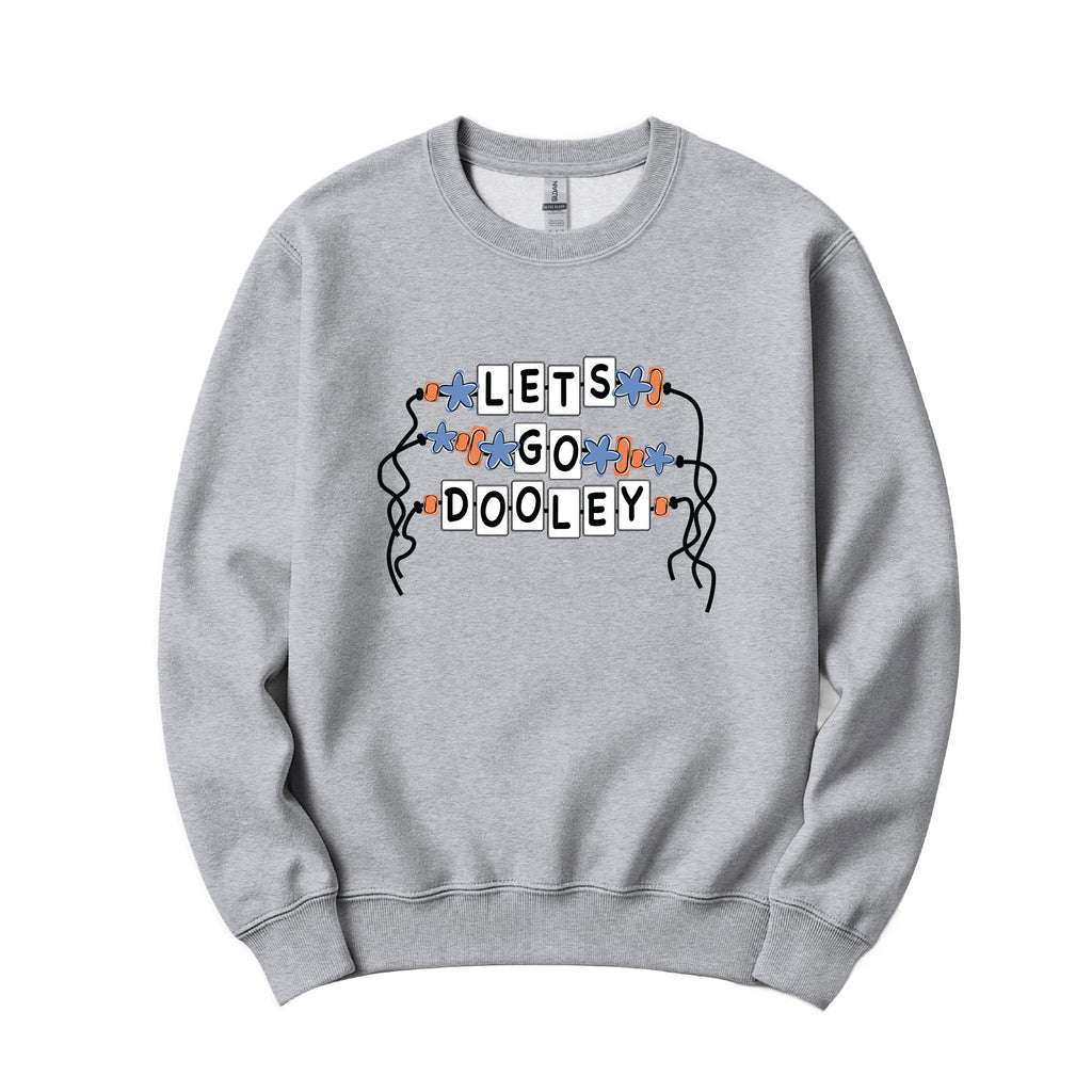 Let's Go Dooley Crewneck - Sport Gray