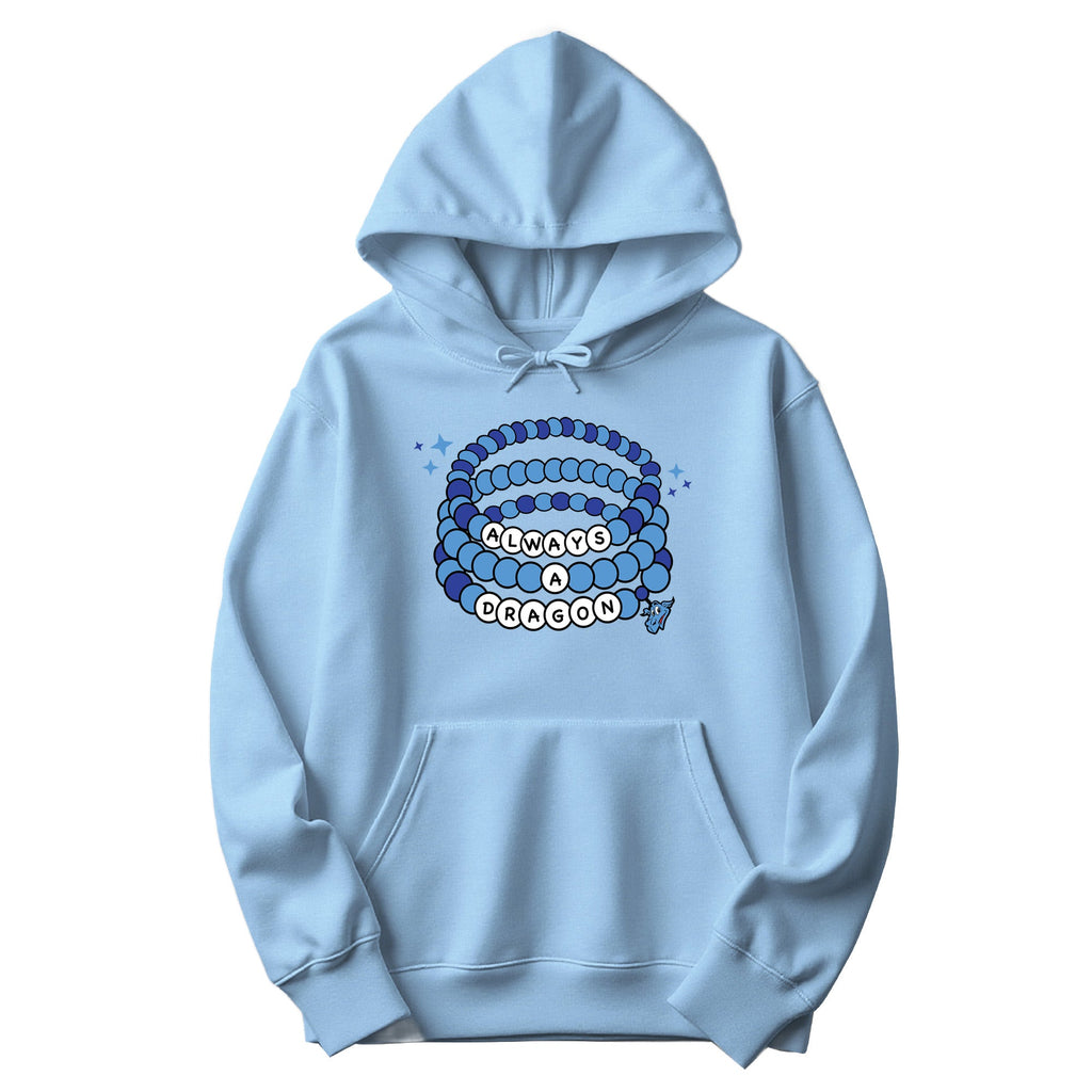 Always a Dragon Bracelet Hoodie - Light Blue
