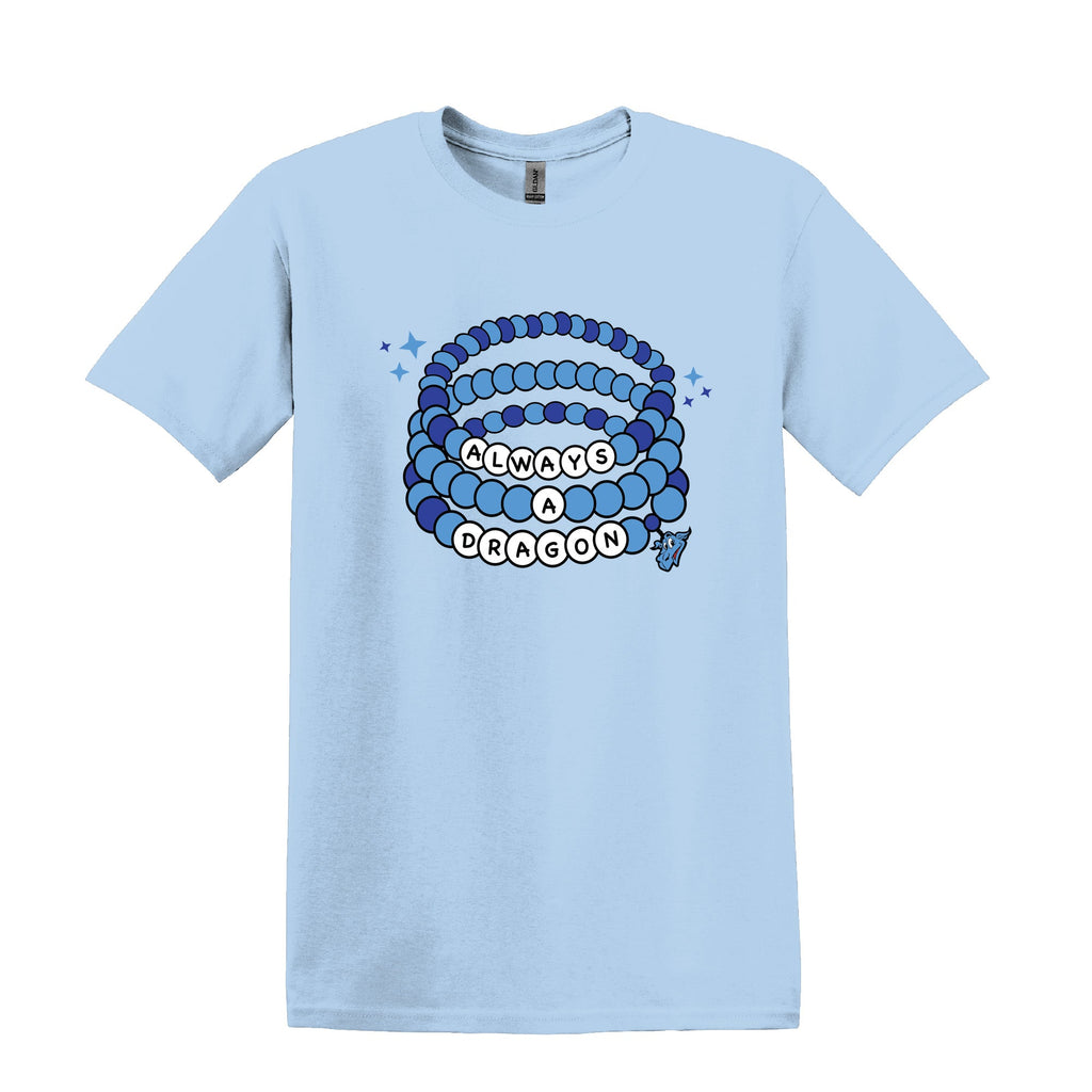 Always a Dragon Bracelet T-Shirt - Light Blue