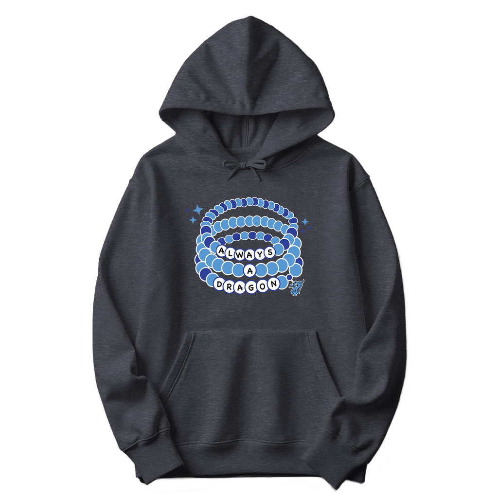 Always a Dragon Bracelet Hoodie - Dark Heather