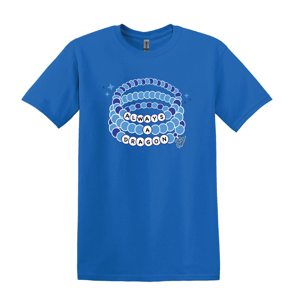Always a Dragon Bracelet T-Shirt - Royal Blue