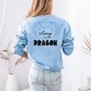 Always a Dragon Crewneck - Light Blue