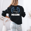 Always a Dragon Crewneck - Black
