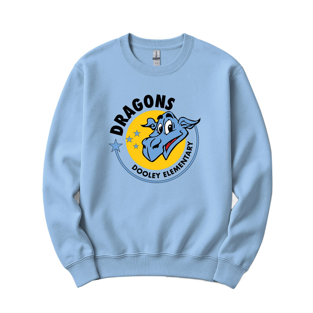 Dooley Circle Crewneck - Light Blue
