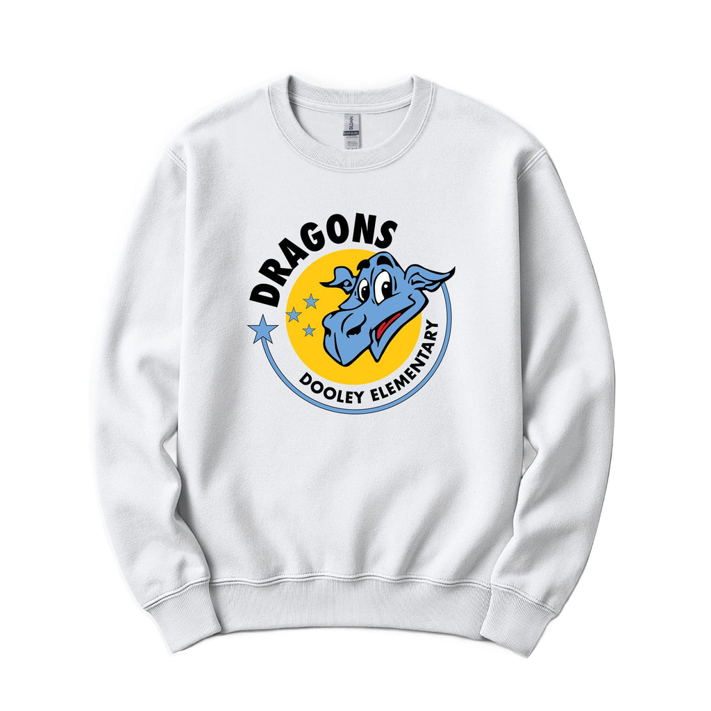 Dooley Circle Crewneck - White