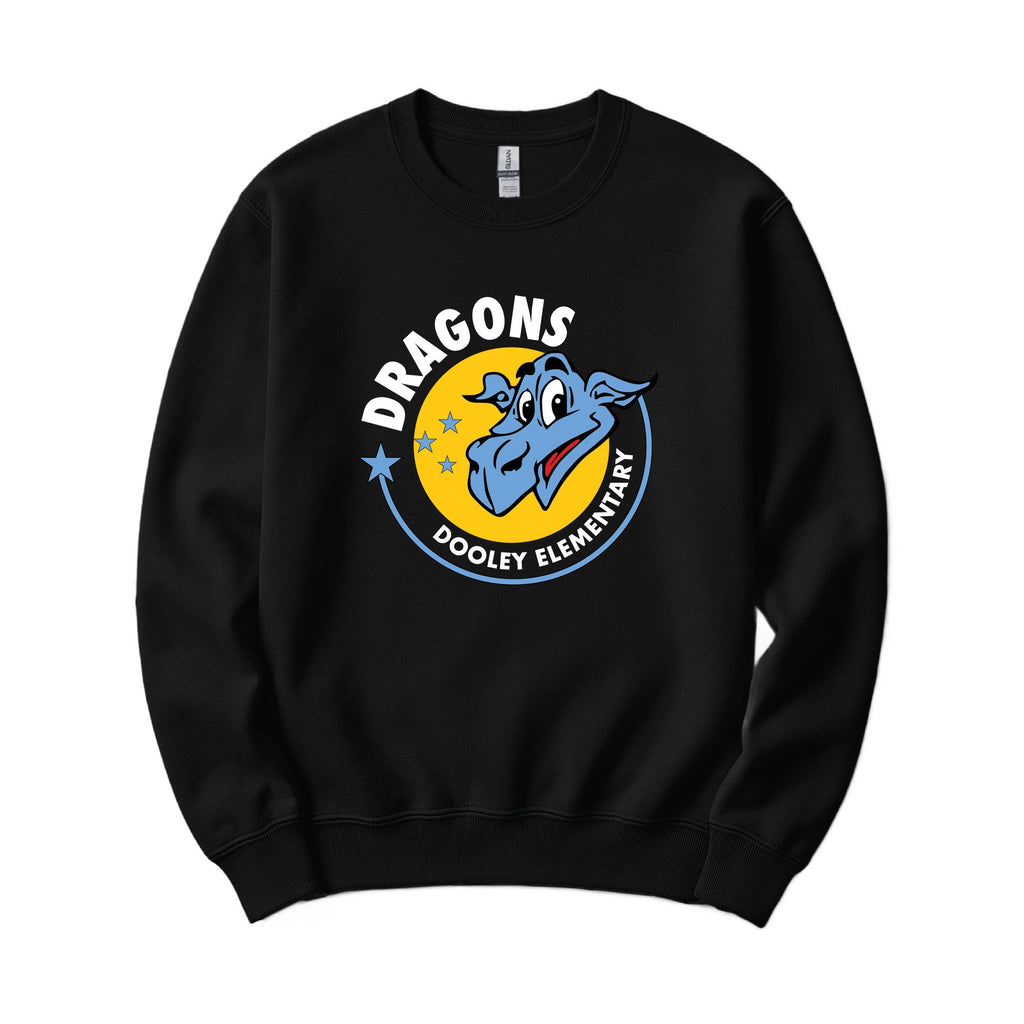 Dooley Circle Crewneck - Black