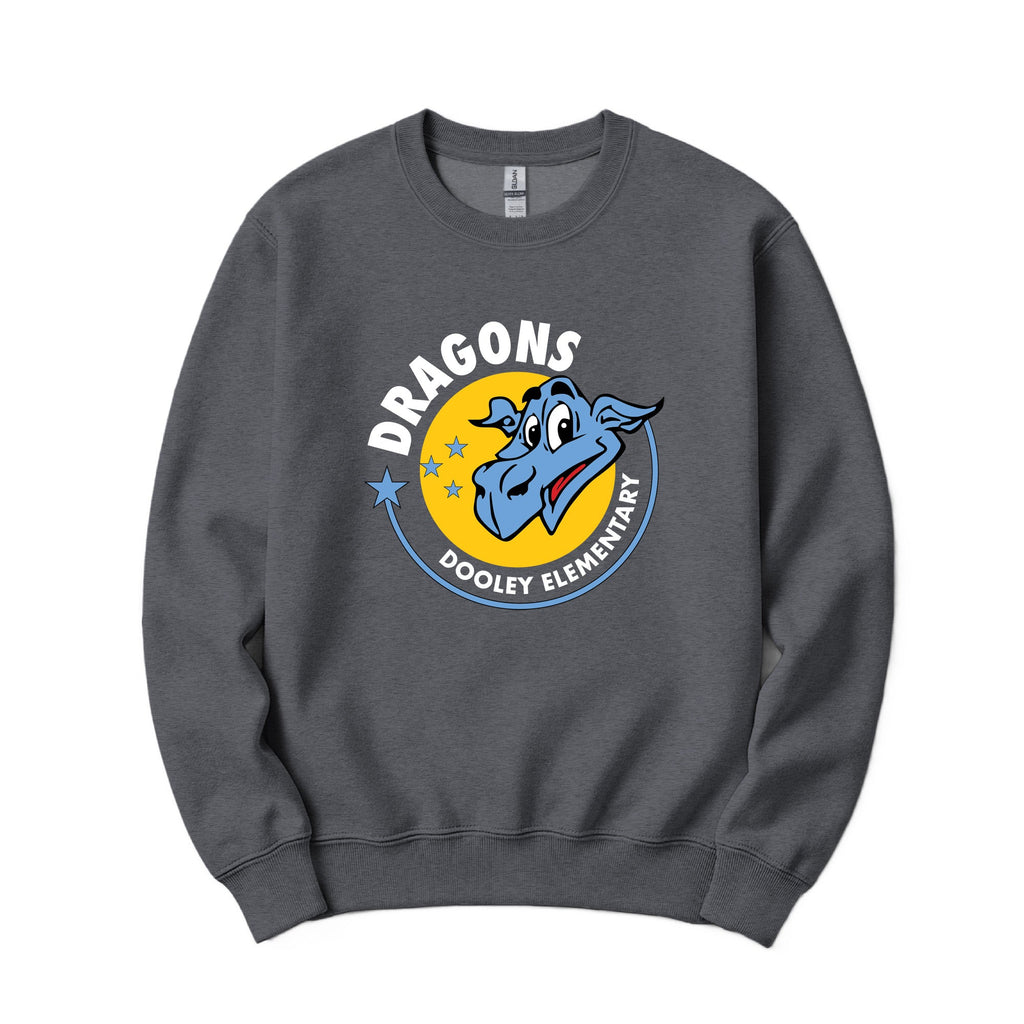 Dooley Circle Crewneck - Dark Heather