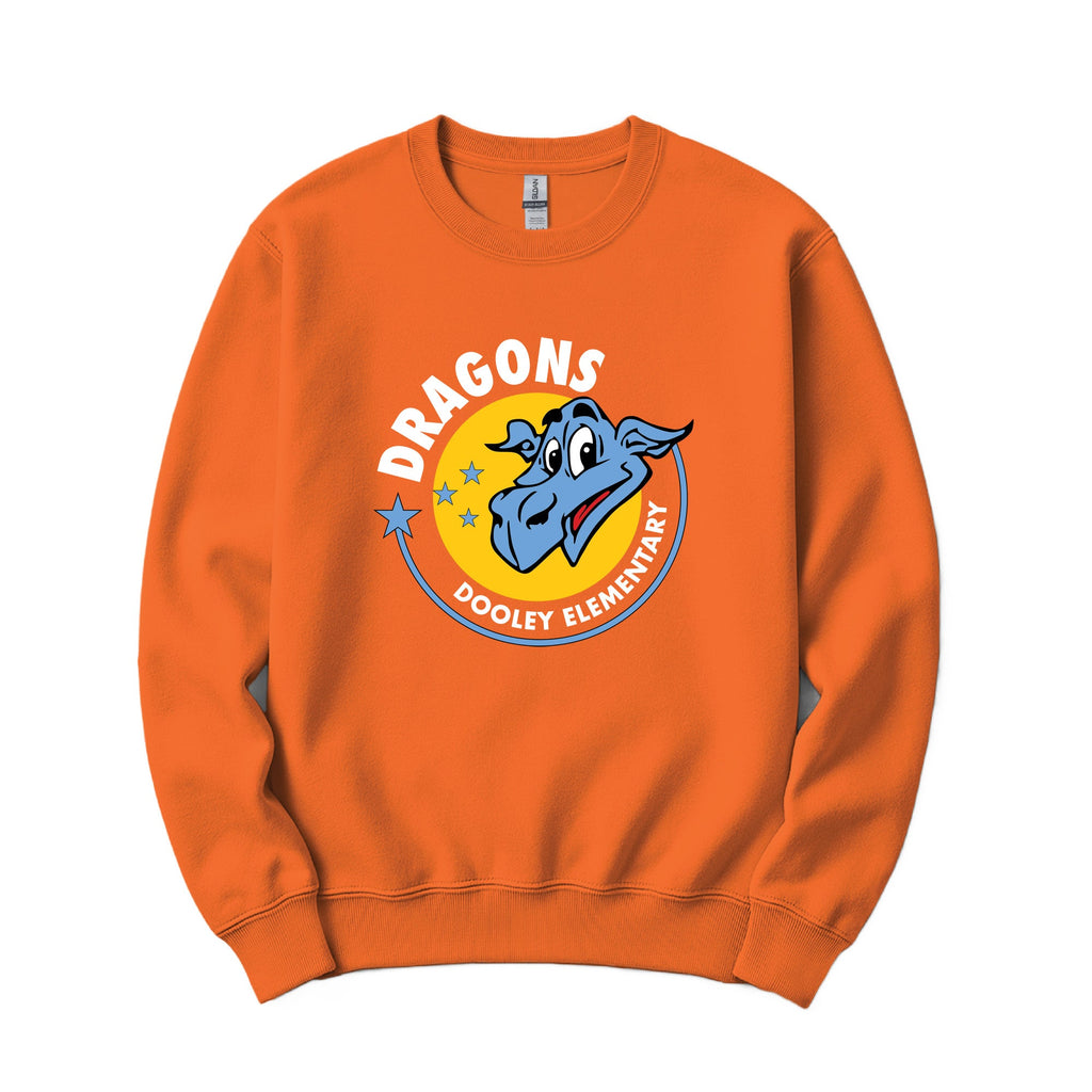 Dooley Circle Crewneck - Orange