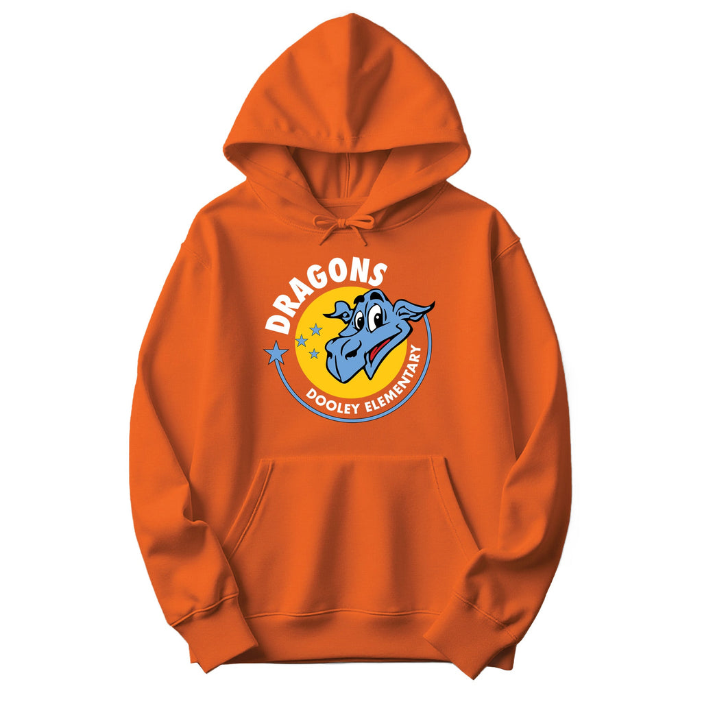 Dooley Circle Hoodie - Orange