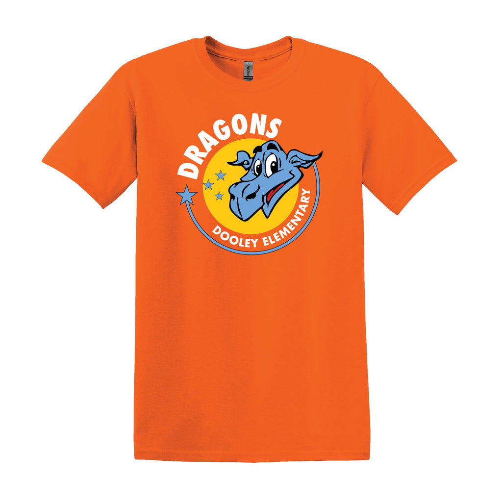 Dooley Circle T-Shirt - Orange