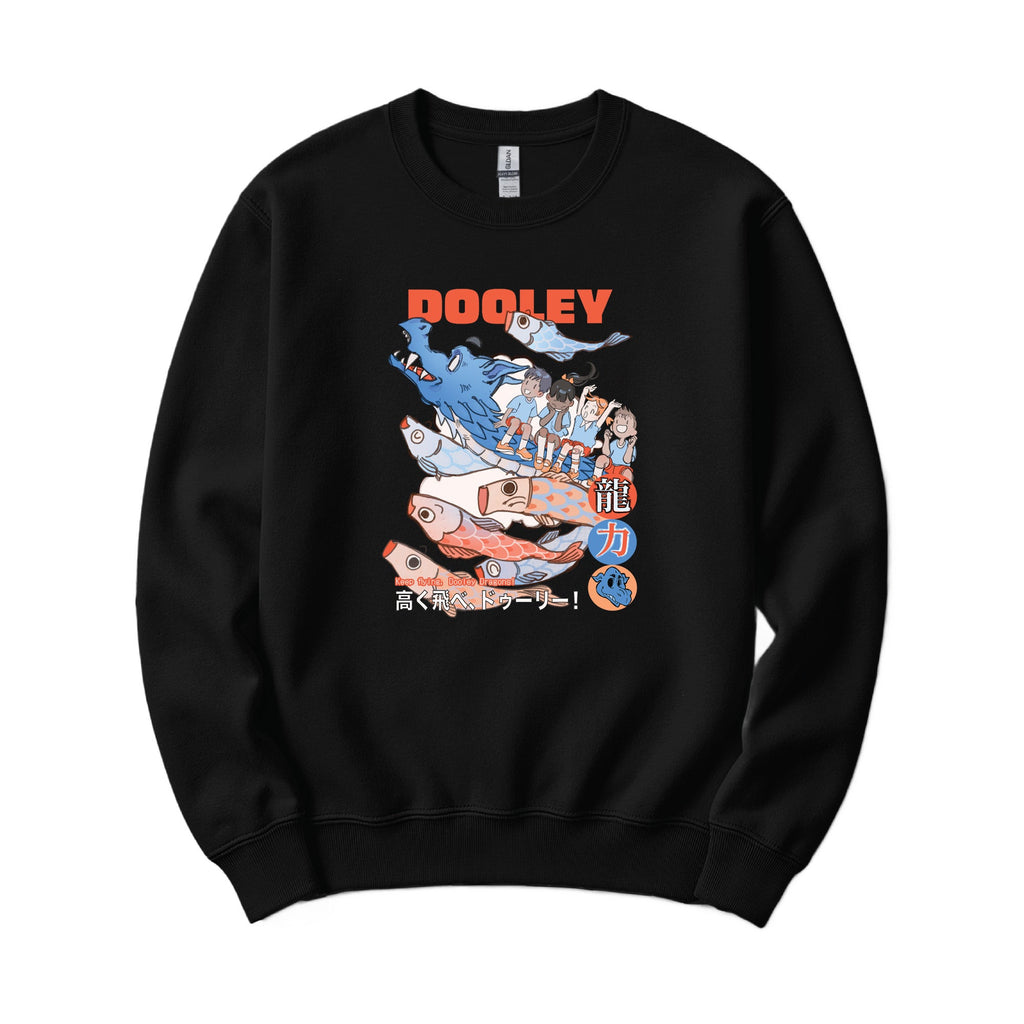 Fly High Dragons Crewneck - Black