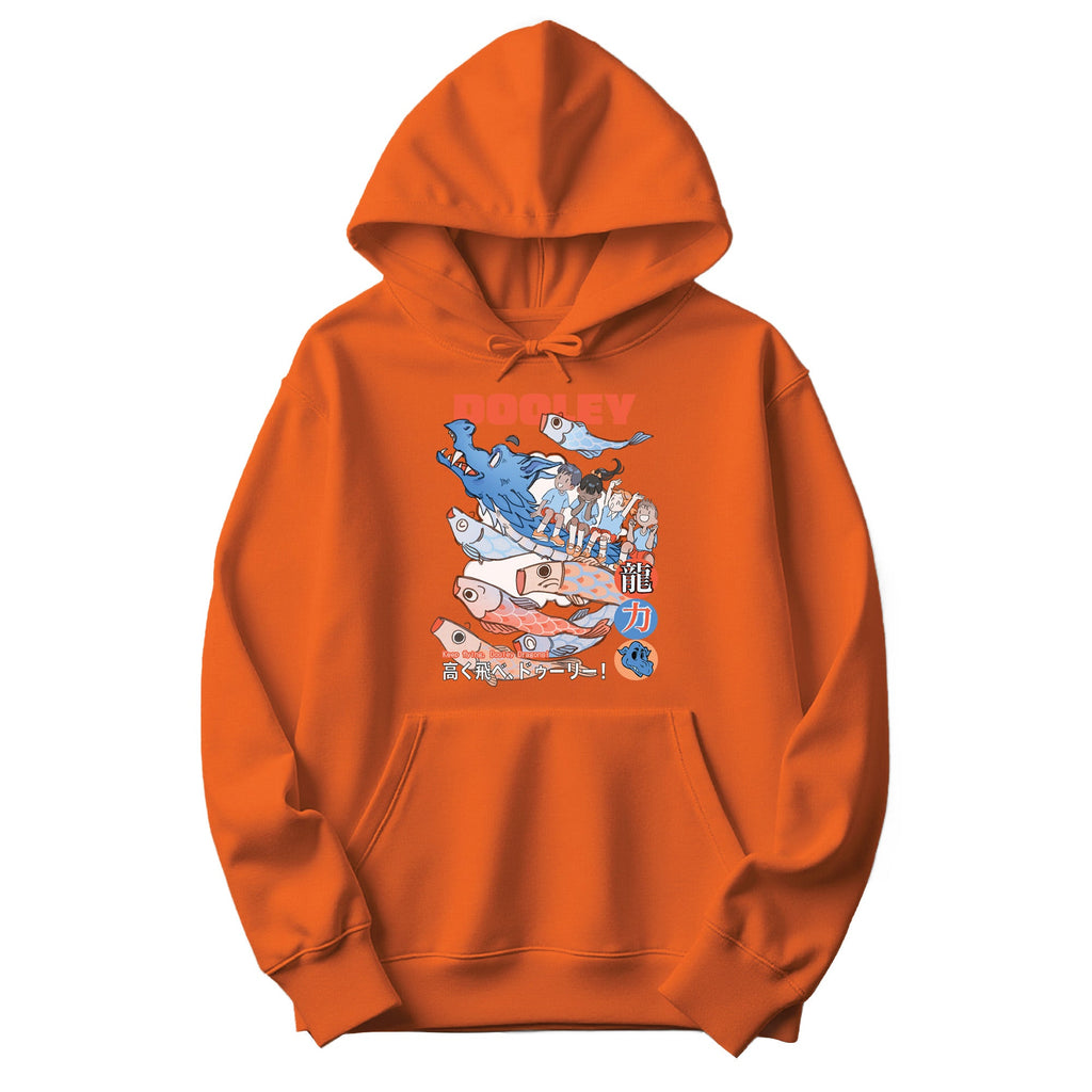 Fly High Dragons Hoodie - Orange