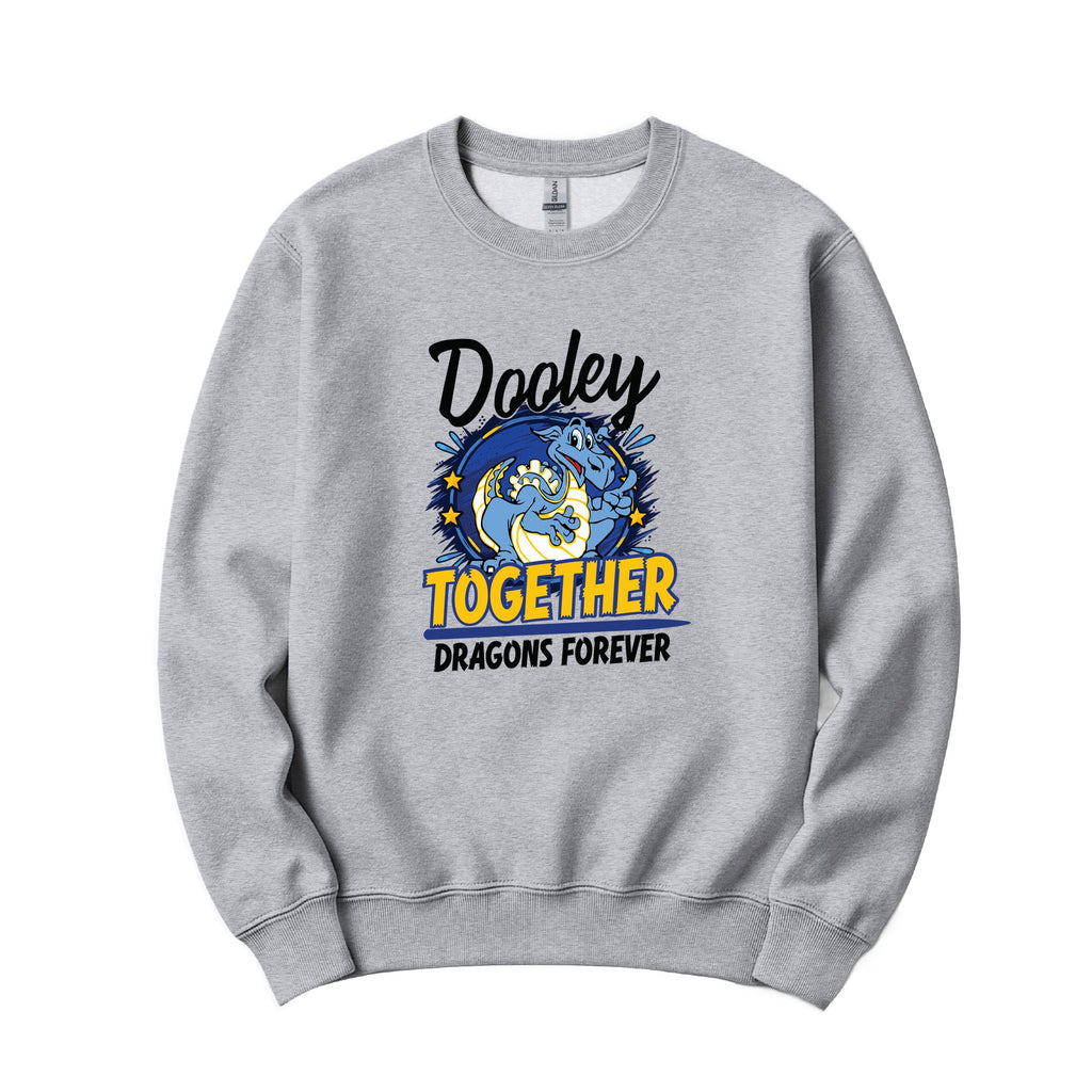 Dragon Splash Crewneck Sweatshirt - Sport Gray
