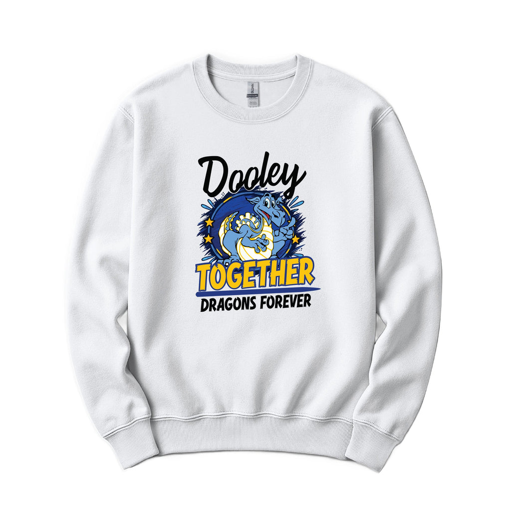 Dragon Splash Crewneck Sweatshirt - White