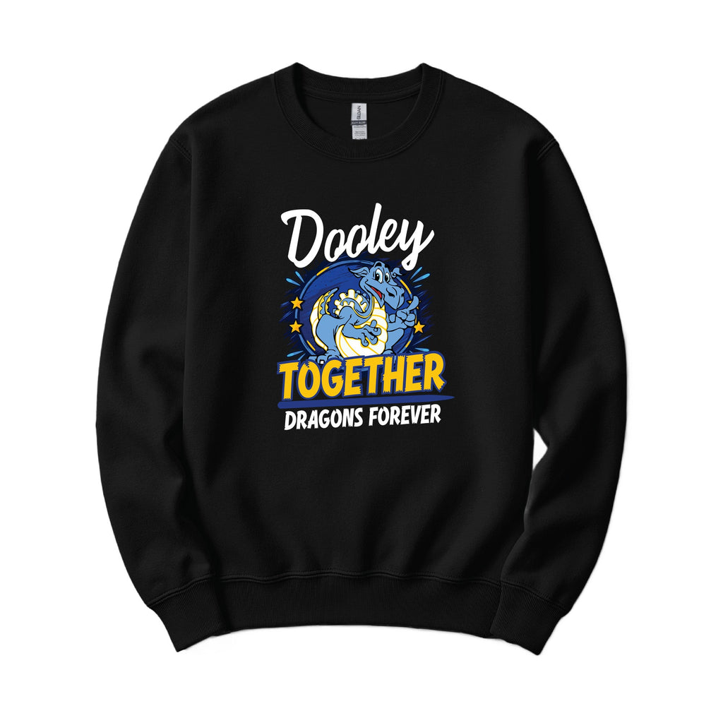 Dragon Splash Crewneck Sweatshirt - Black