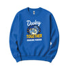 Dragon Splash Crewneck Sweatshirt - Royal Blue