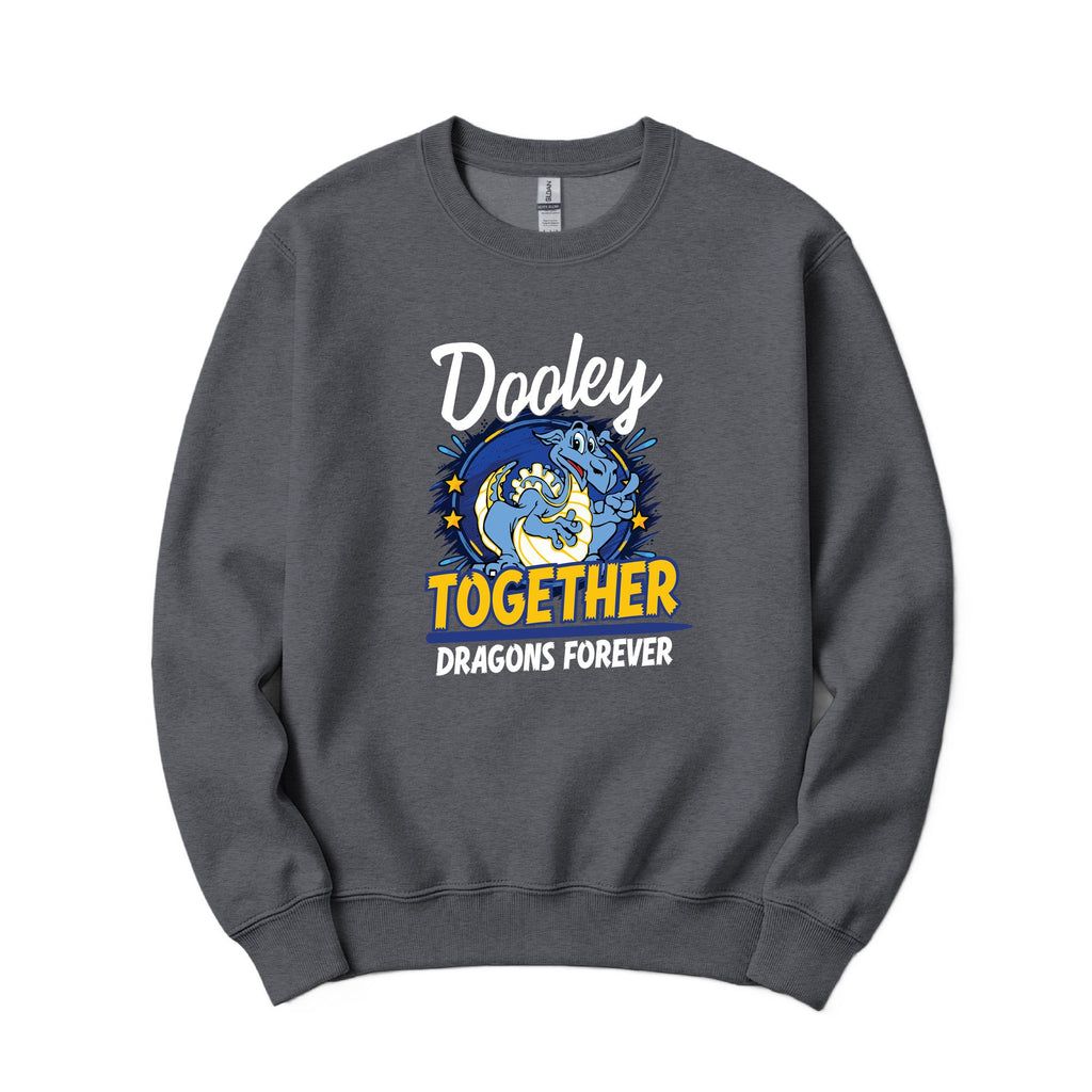 Dragon Splash Crewneck Sweatshirt - Dark Heather